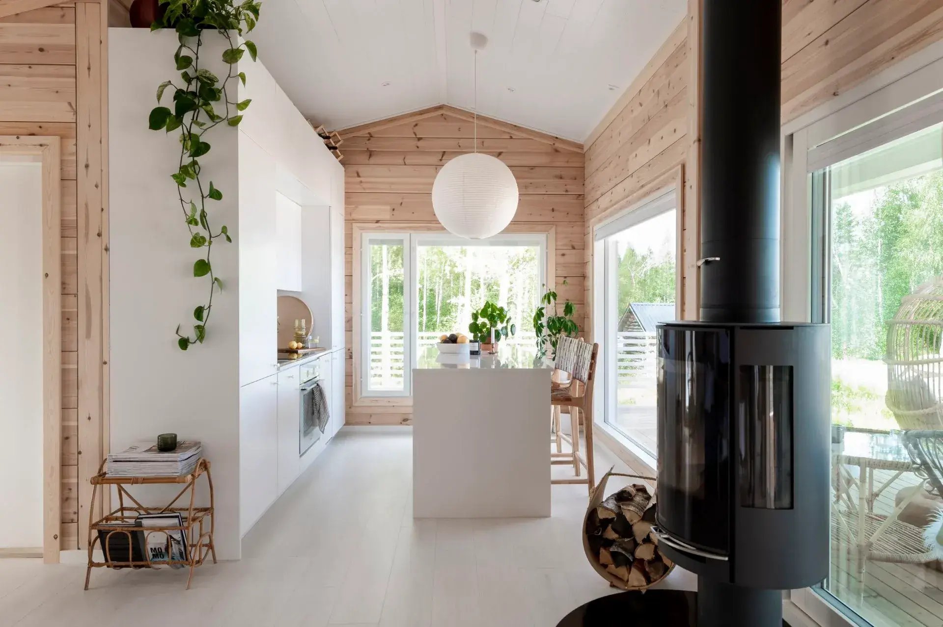 Intérieur d'une maison de vacances