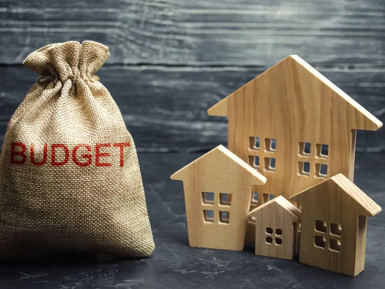 Photo de mise en scène du budget d'une maison