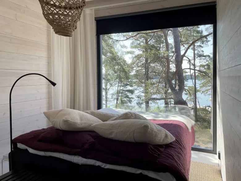 Une chambre de la maison moderne