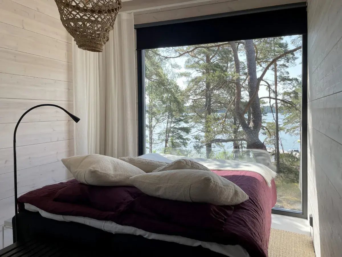 Une chambre de la maison moderne