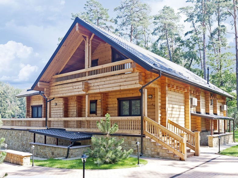 Un chalet bois construit par kontio