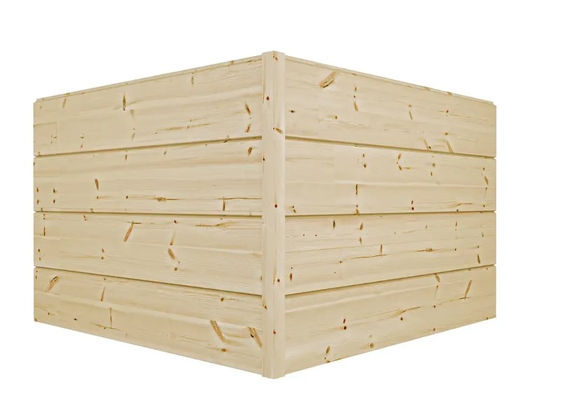 Angle des maisons bois moderne