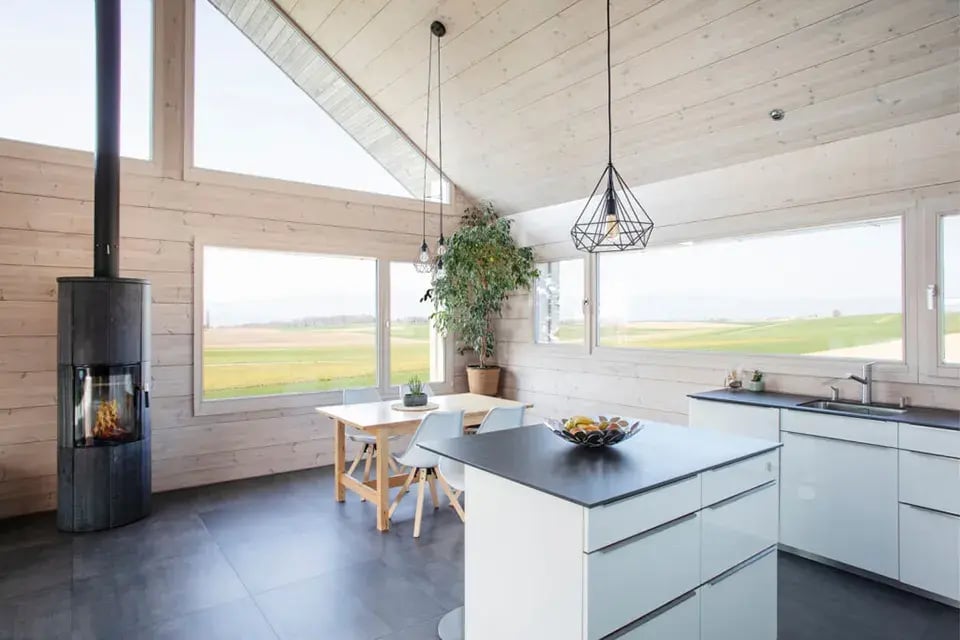 Intérieur d'une maison Créa en bois Intérieur d'une maison Créa en bois