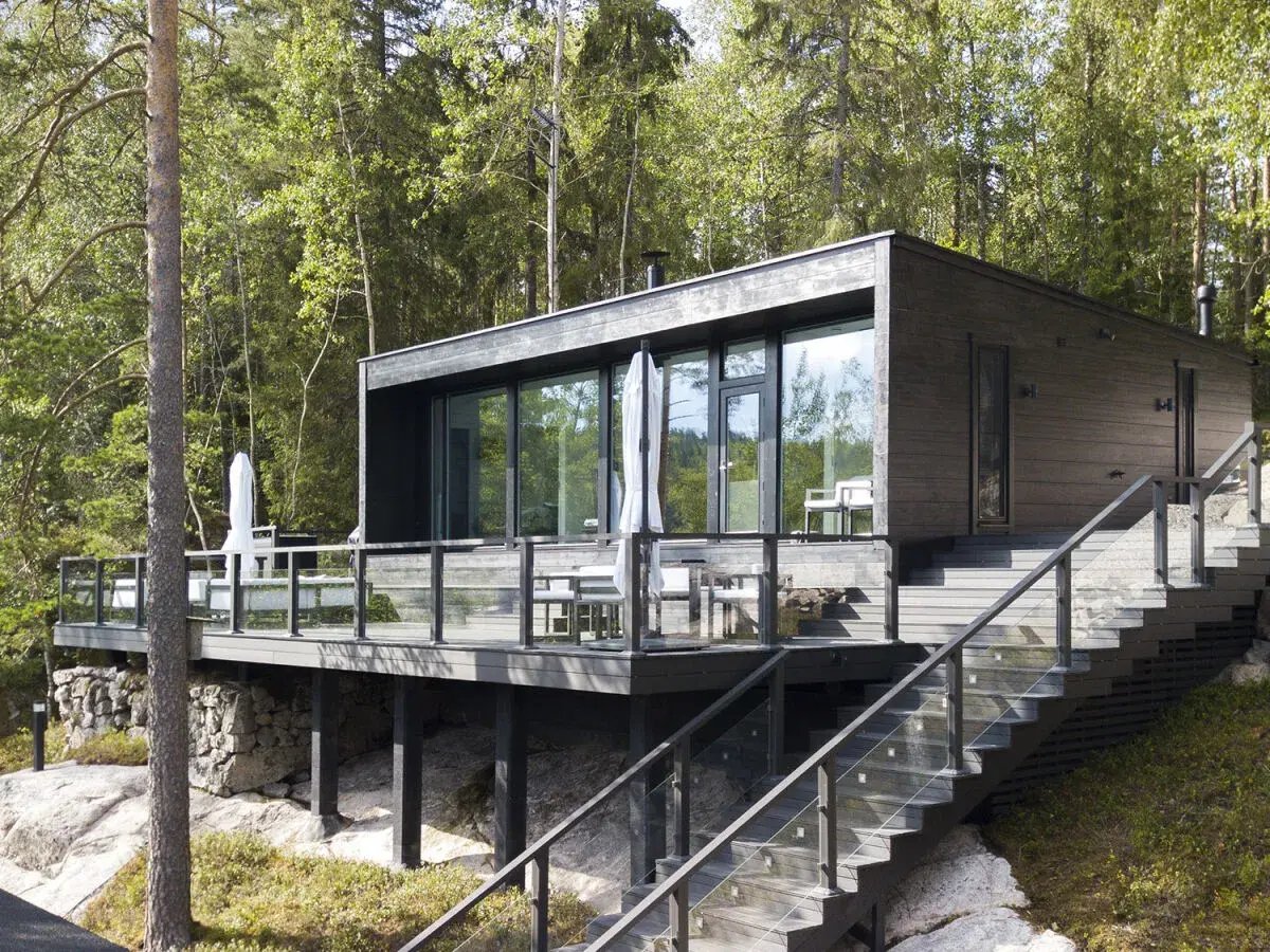 La villa de vacances Glass House La villa de vacances Glass House