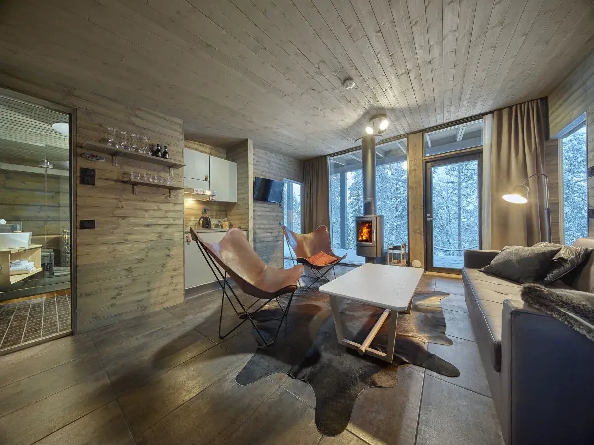 Une maison de vacances en Finlande, photo intérieur Une maison de vacances en Finlande, photo intérieur