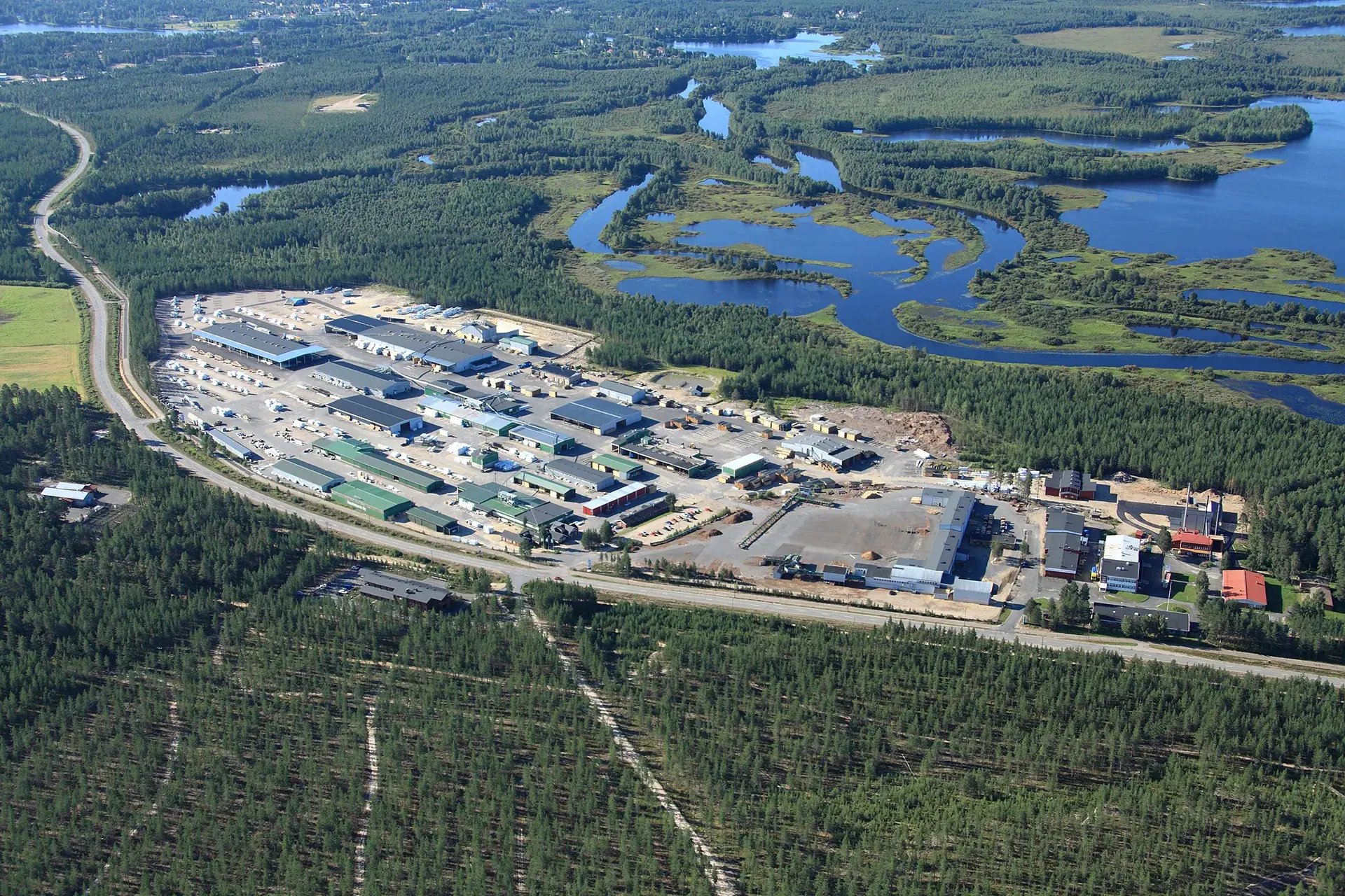 Centre de fabrication des maisons bois Kontio