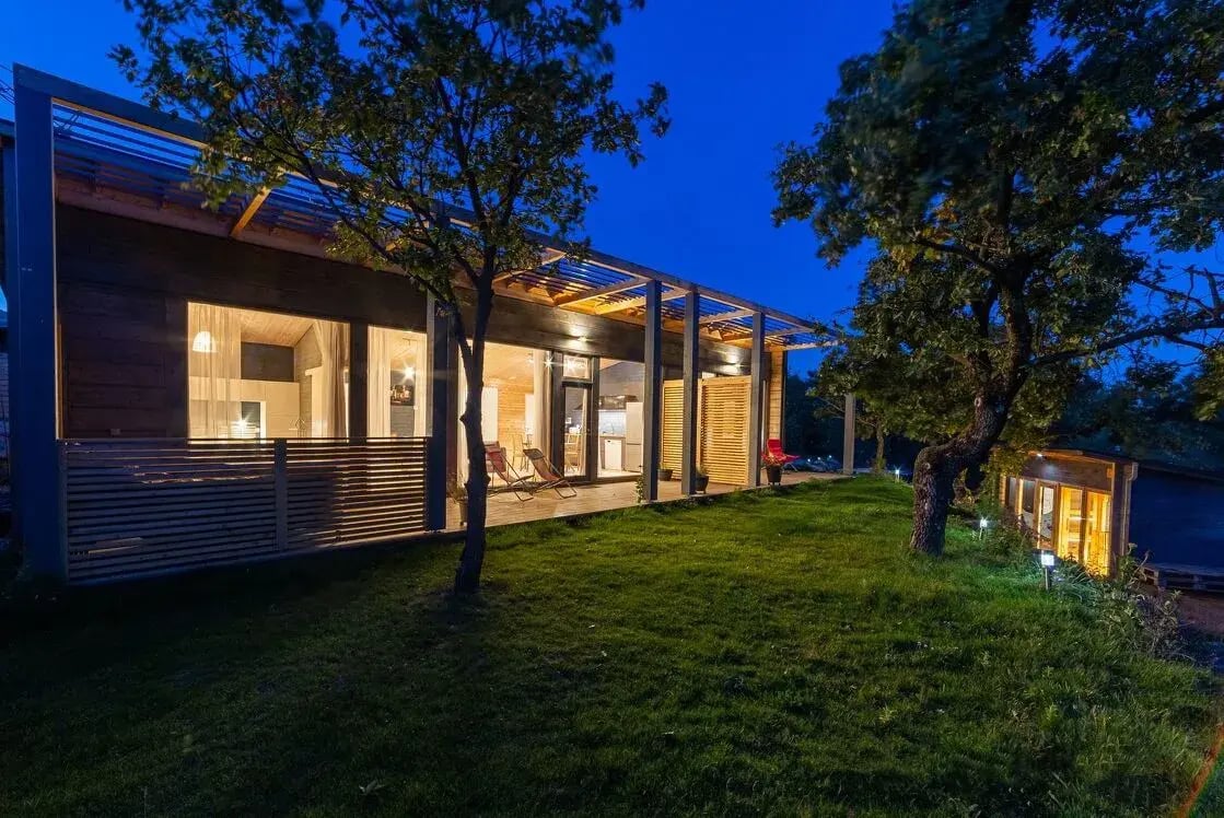 Maison bois dans la Drôme
