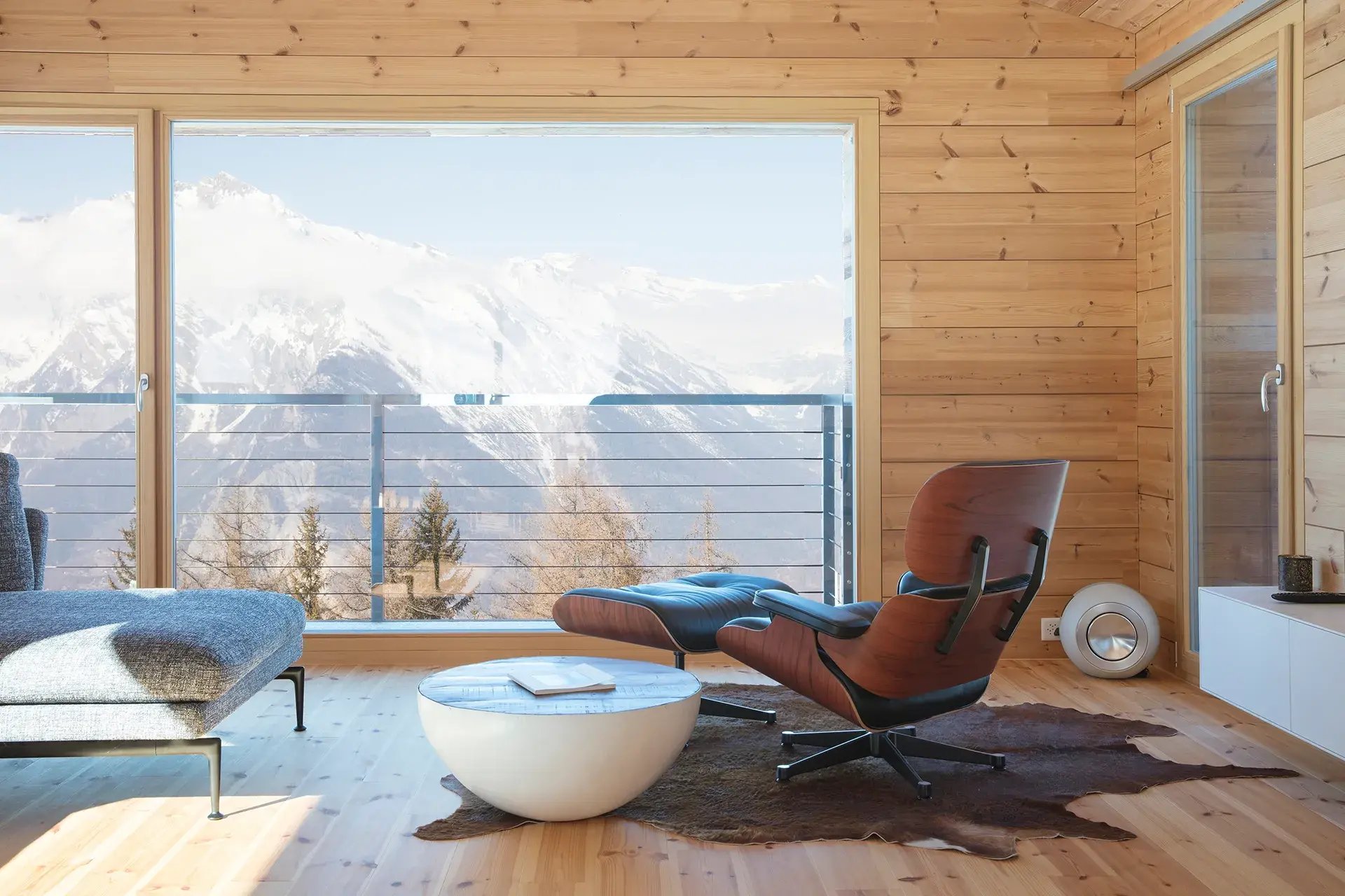 Intérieur chalet en Suisse