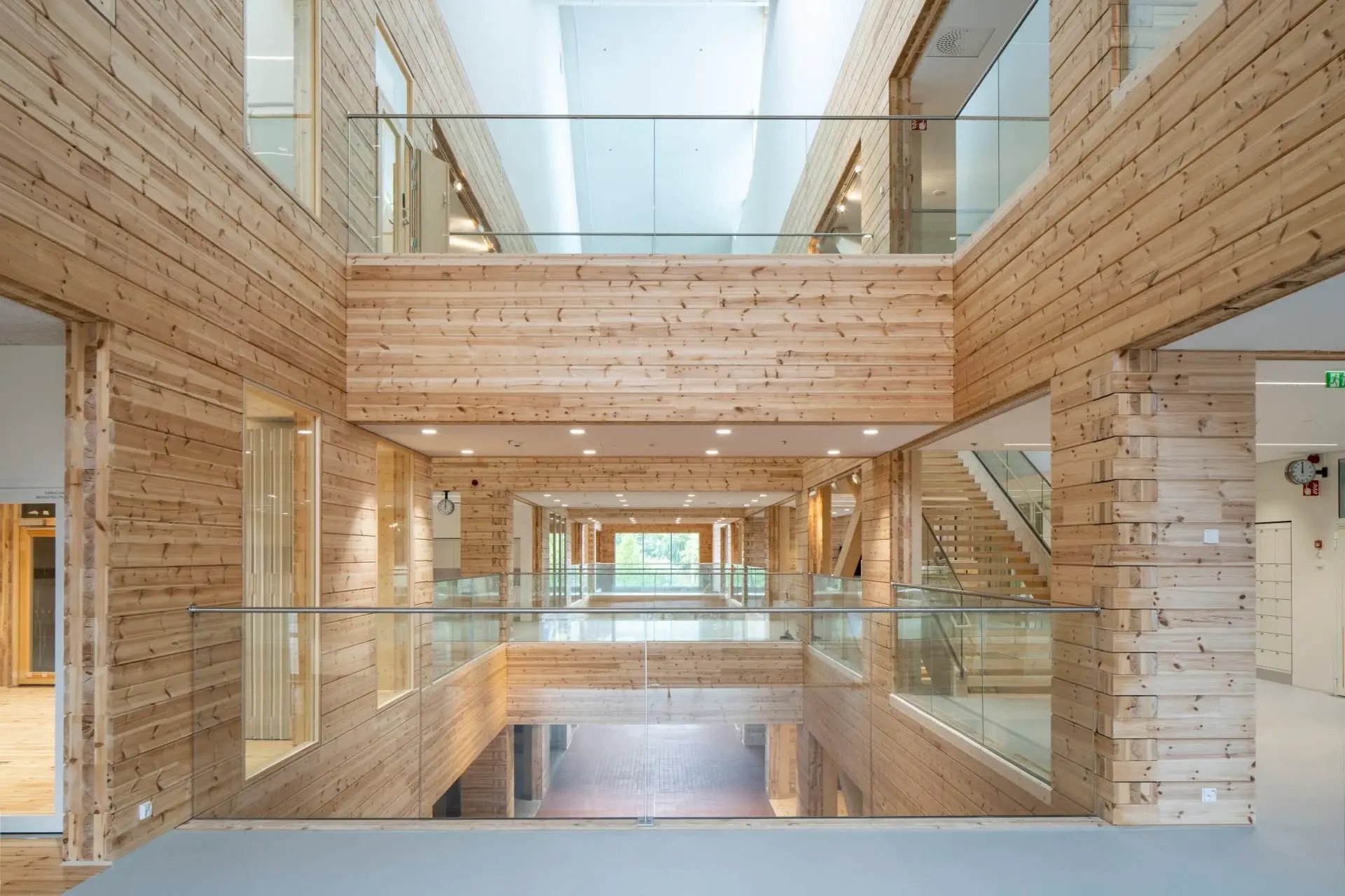 Intérieur d'une construction bois Intérieur d'une construction bois
