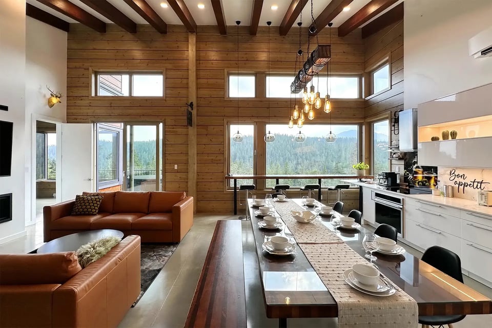 intérieur chalet au canada