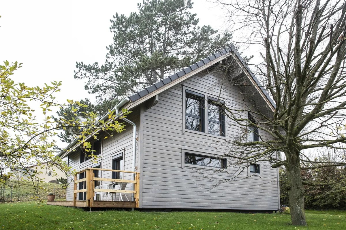 Construction maison bois Lunéville, technologie SmartLog™