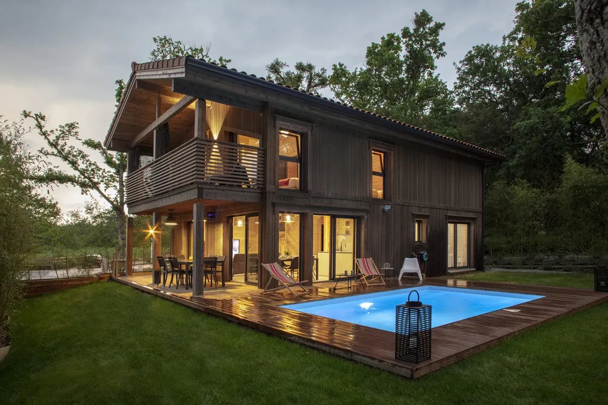 Construction maison en bois dans les Landes