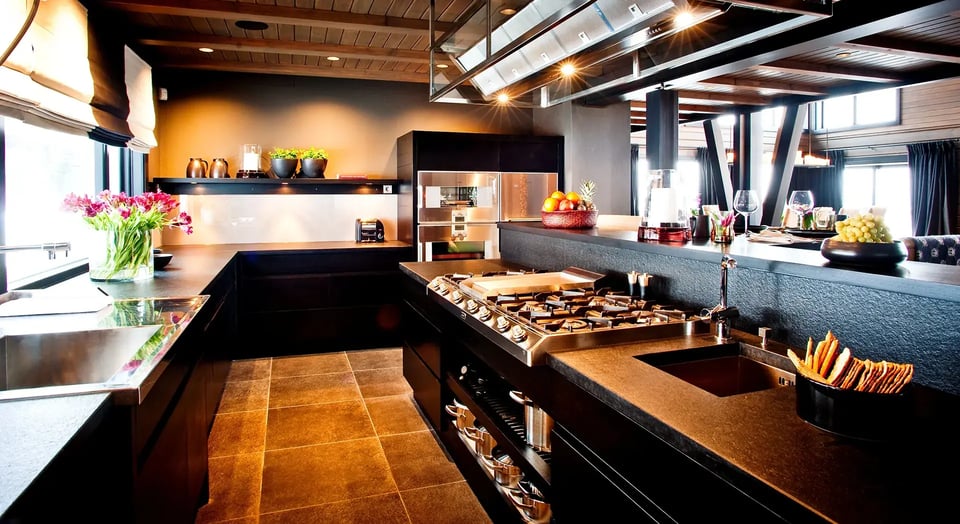 La grande cuisine du chalet