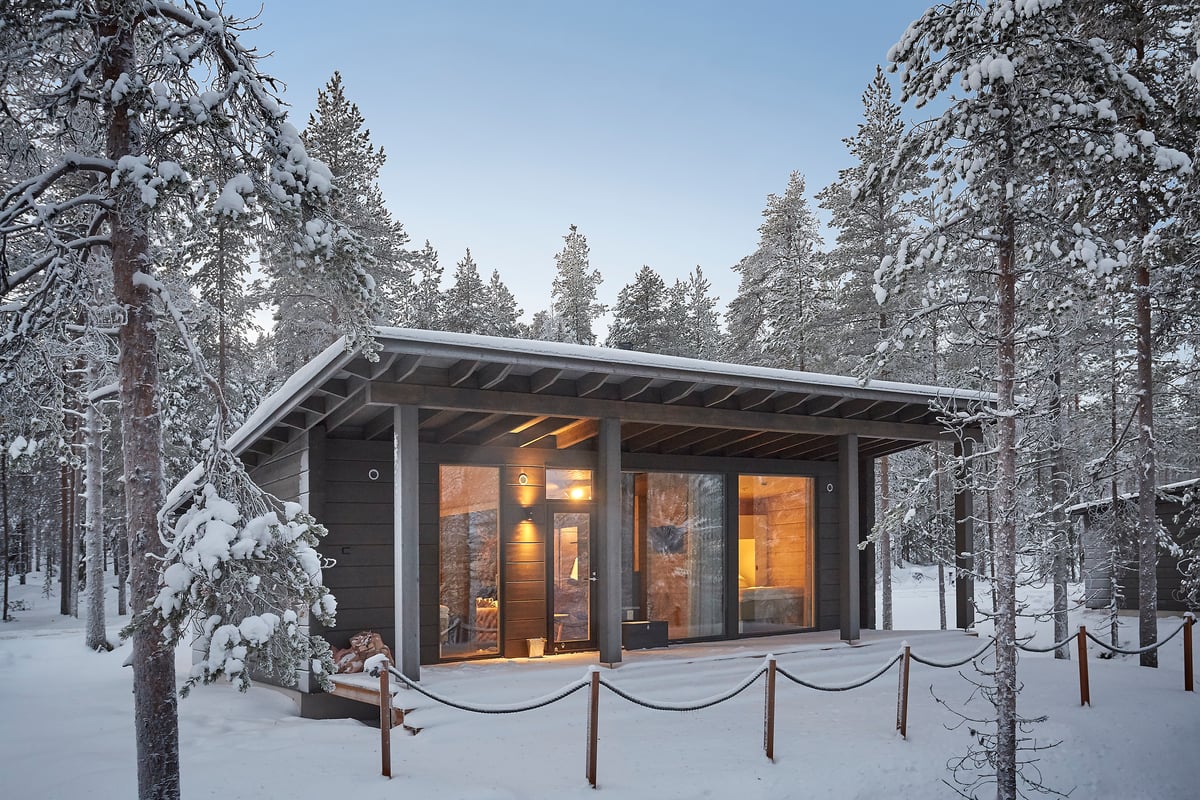 Arctic tree house