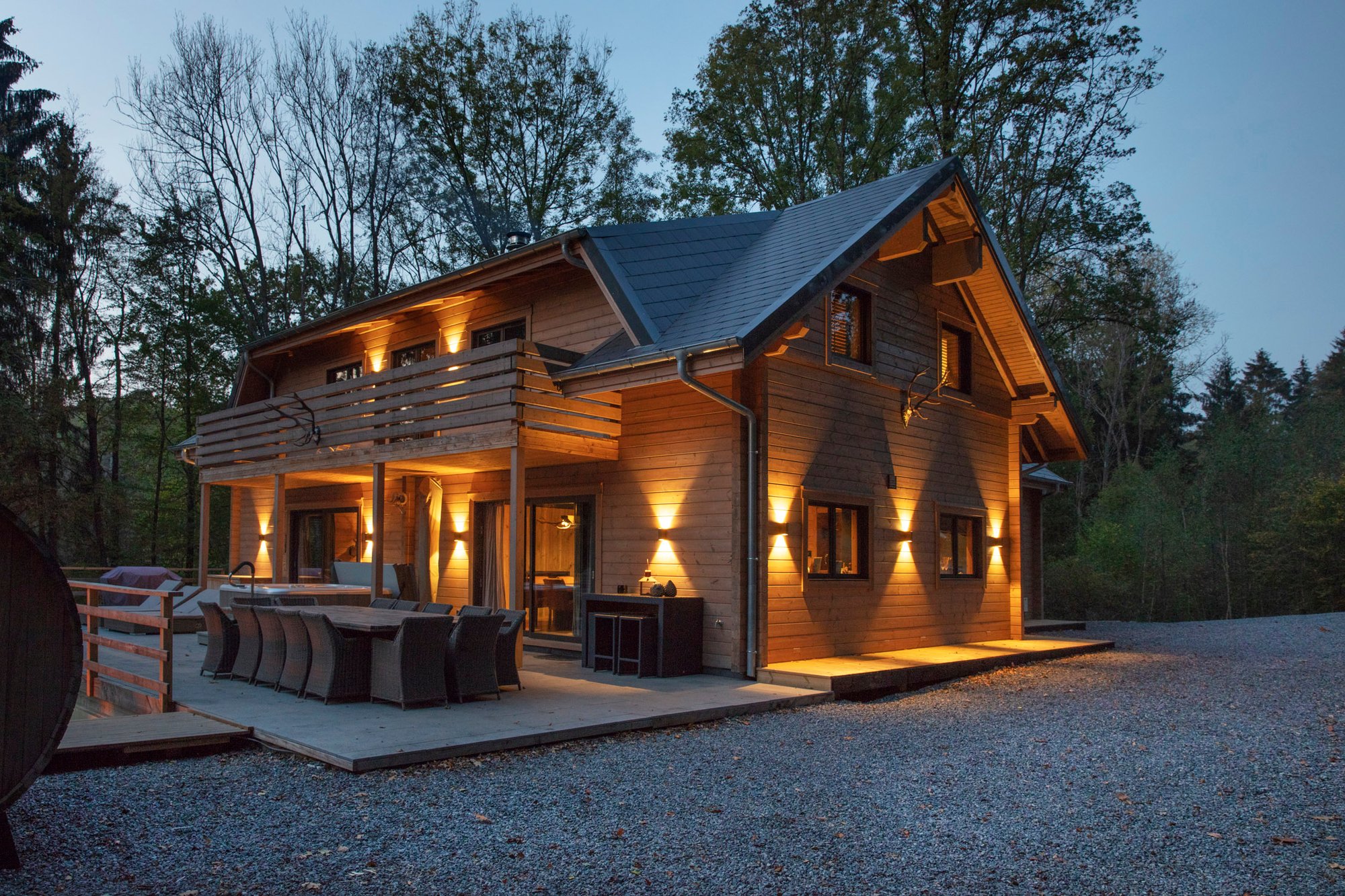 Kontio log house in Belgium