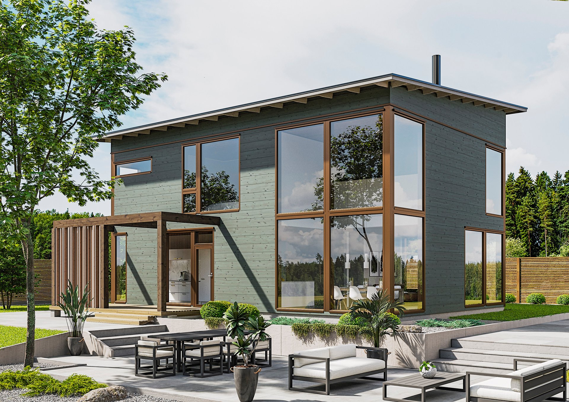 Glass House talo 180