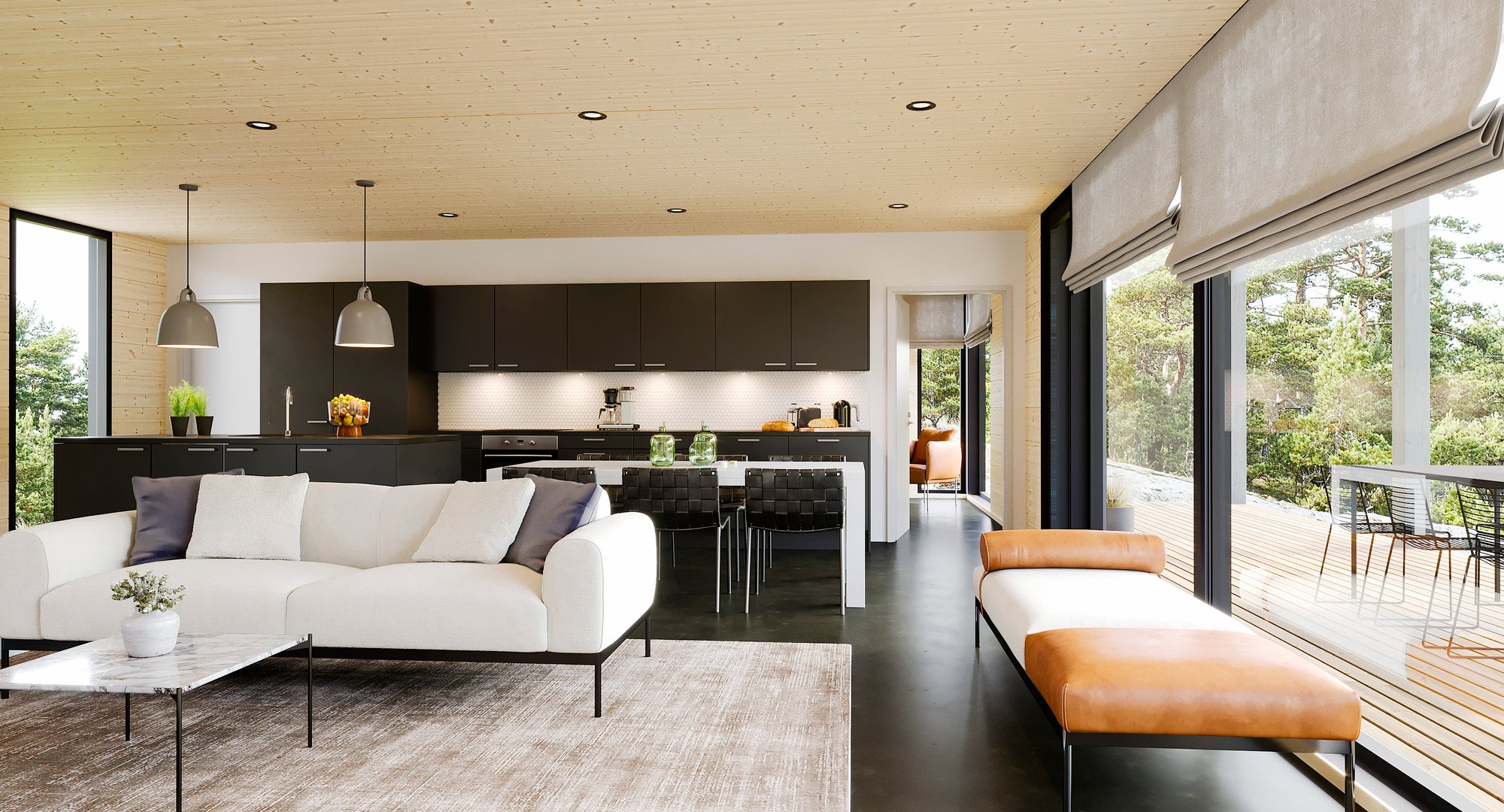 Kontio_Glass_House_talo_150_sisustus_puu_Adea