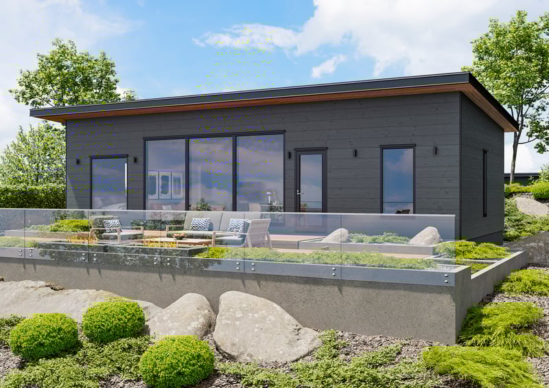 Kontio_Hill_House_82B_pulpettikatto_hirsitalo_moderni