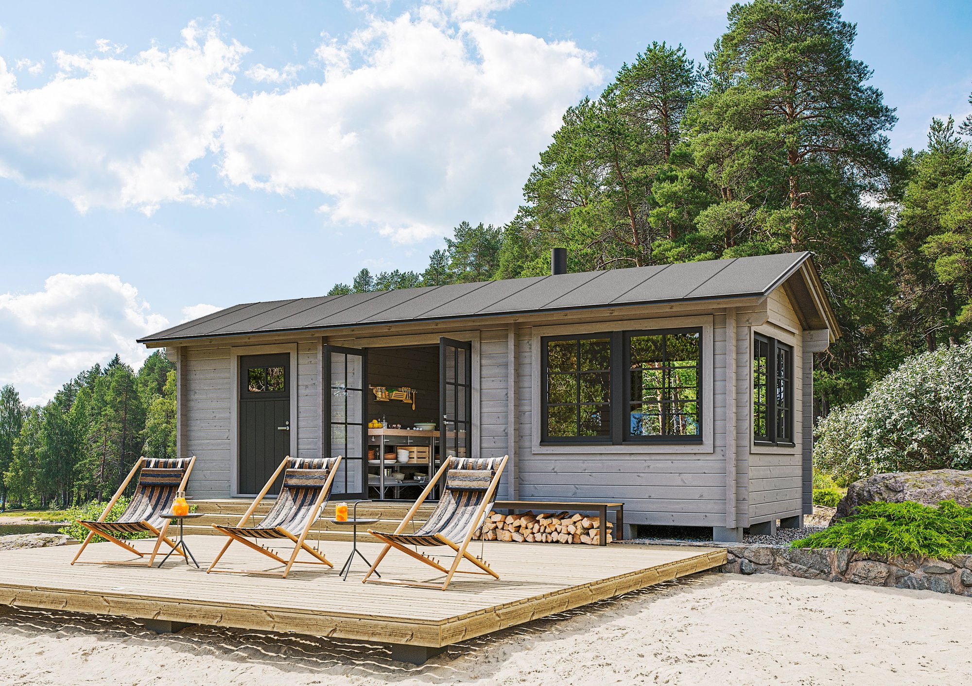 Kontio_Orvokki_kesakeittio_aitta_piharakennus