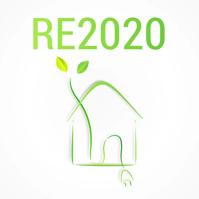 Logo RE2020, certificaiton performance energetique des maisons