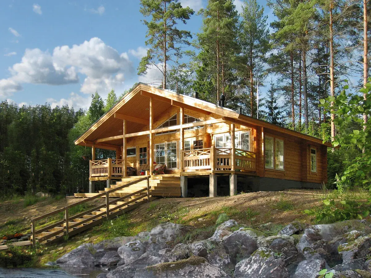 Chalet scandinave en bois