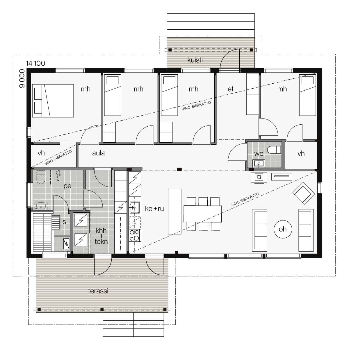 Maison Eco Baie - Plan A plan 1