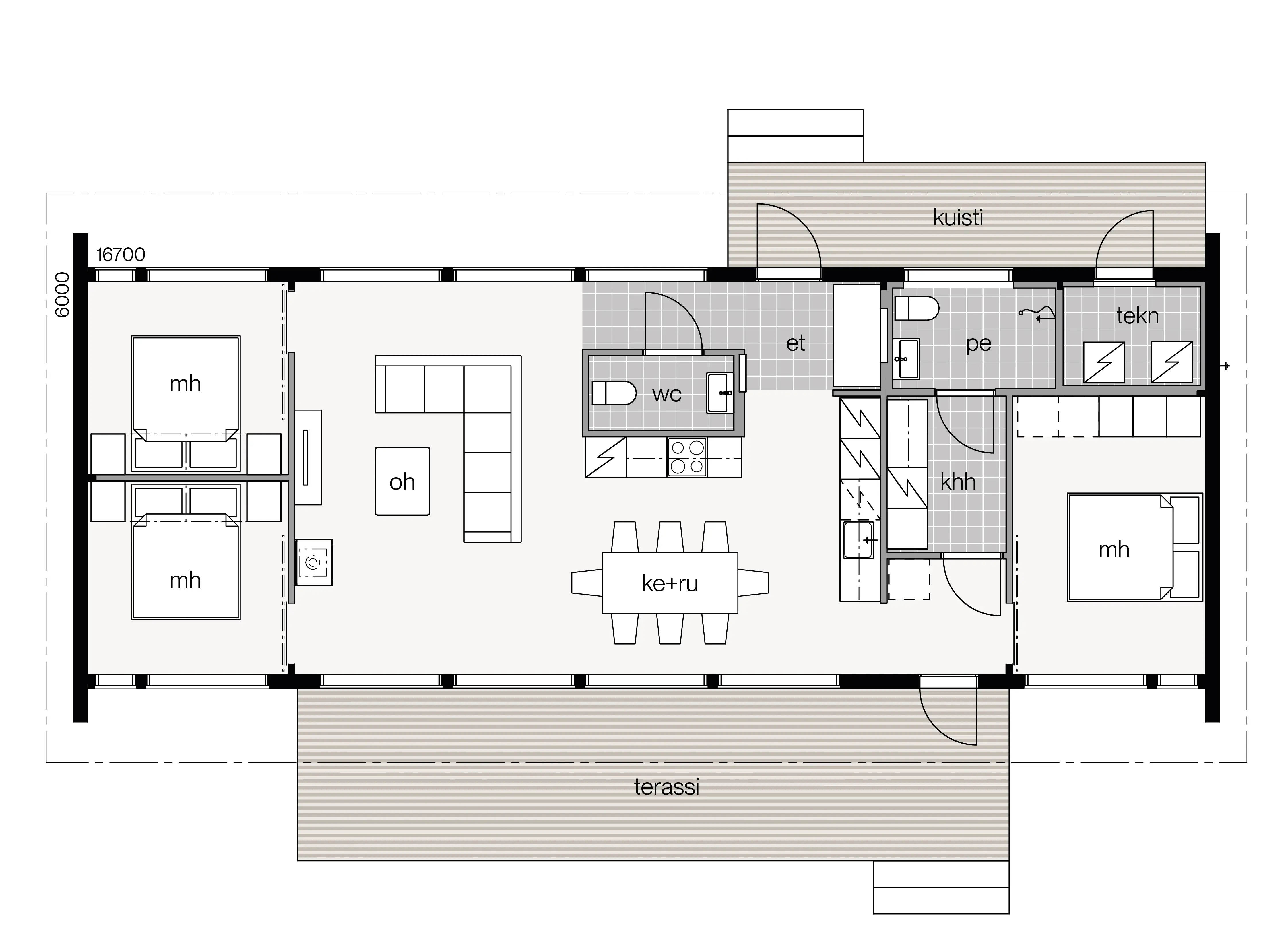 Glass House - 105B plan 1