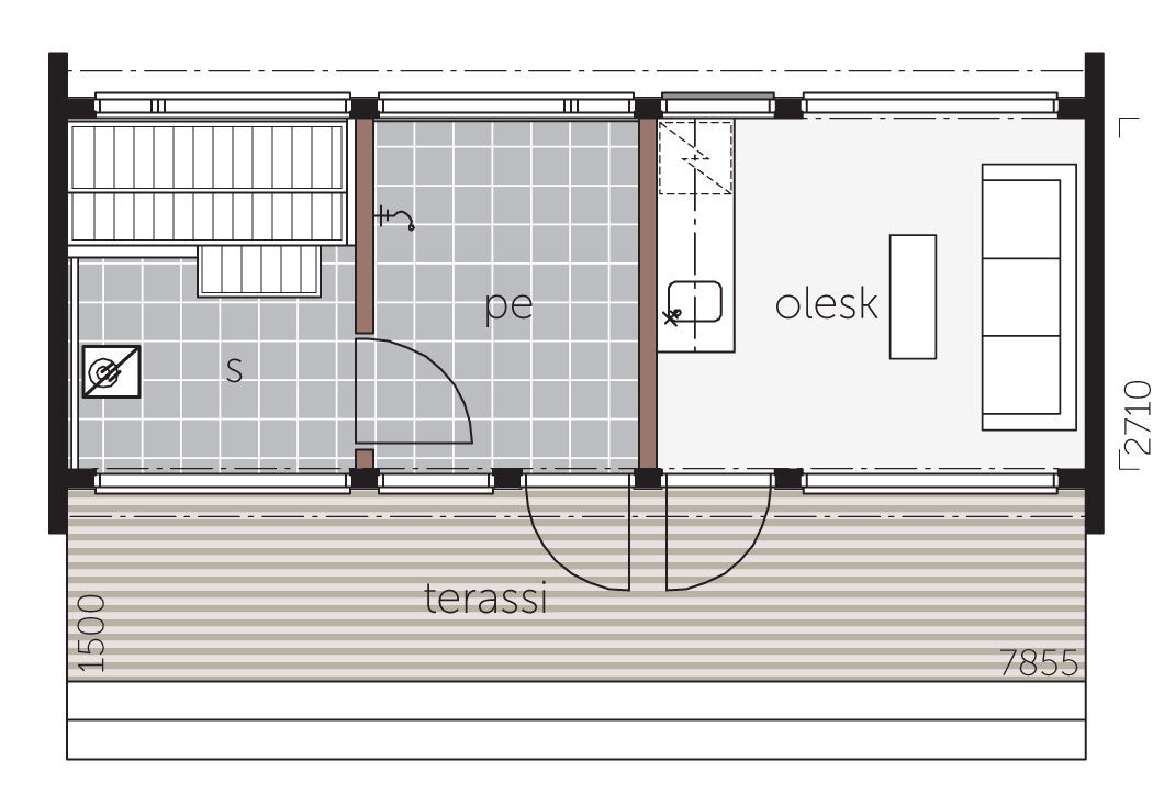 Glass House 25 - Plan G plan 1
