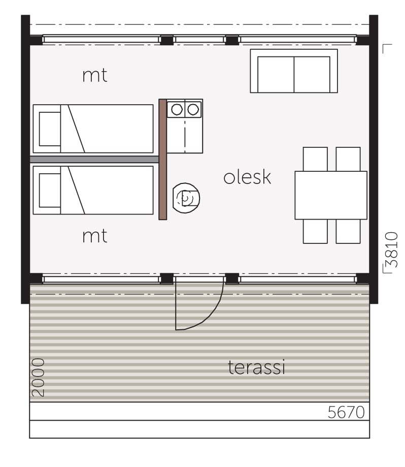 Glass House 25 - Plan D plan 1
