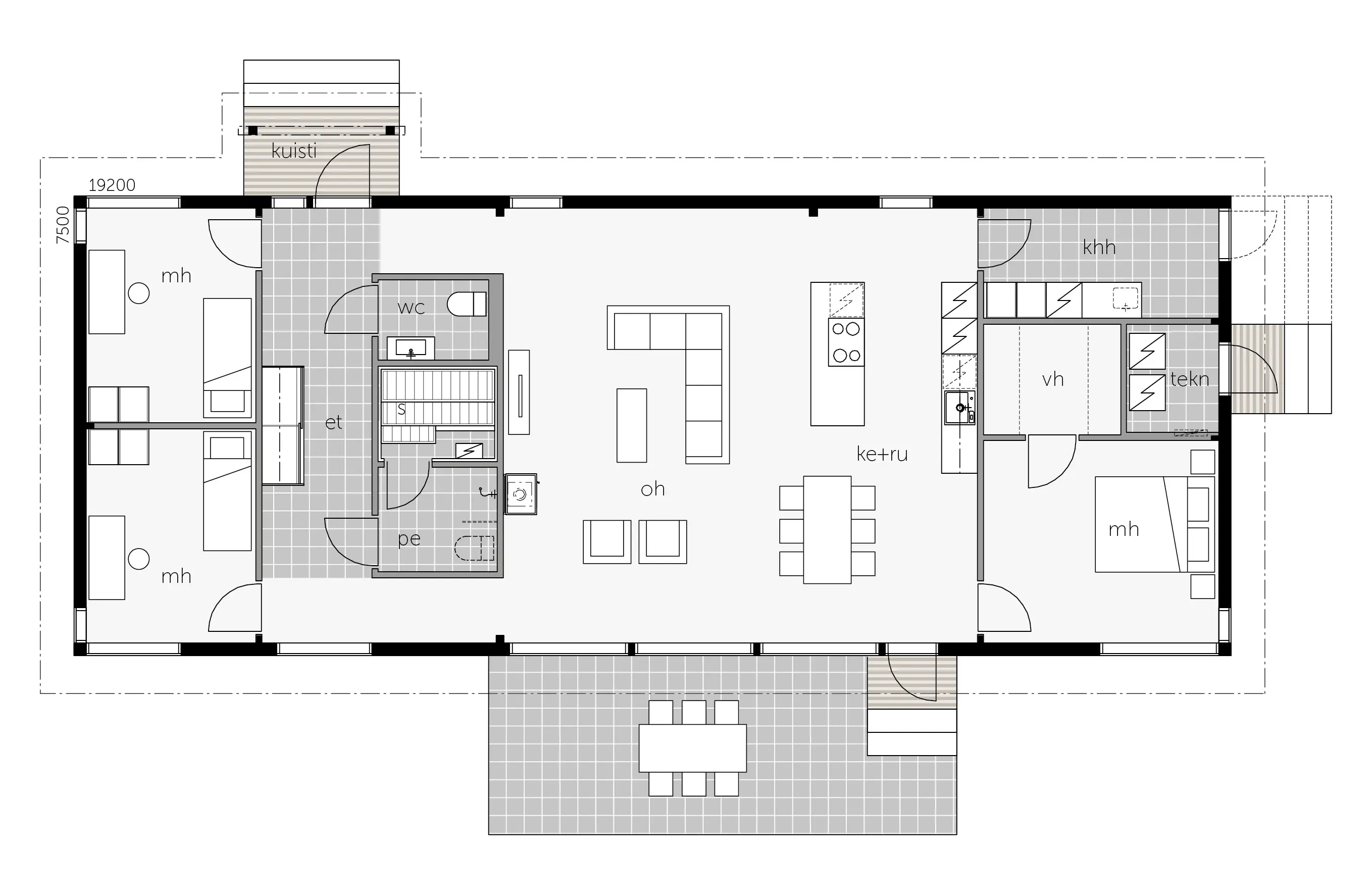 Glass House TALO 150A - Clé en main plan 1