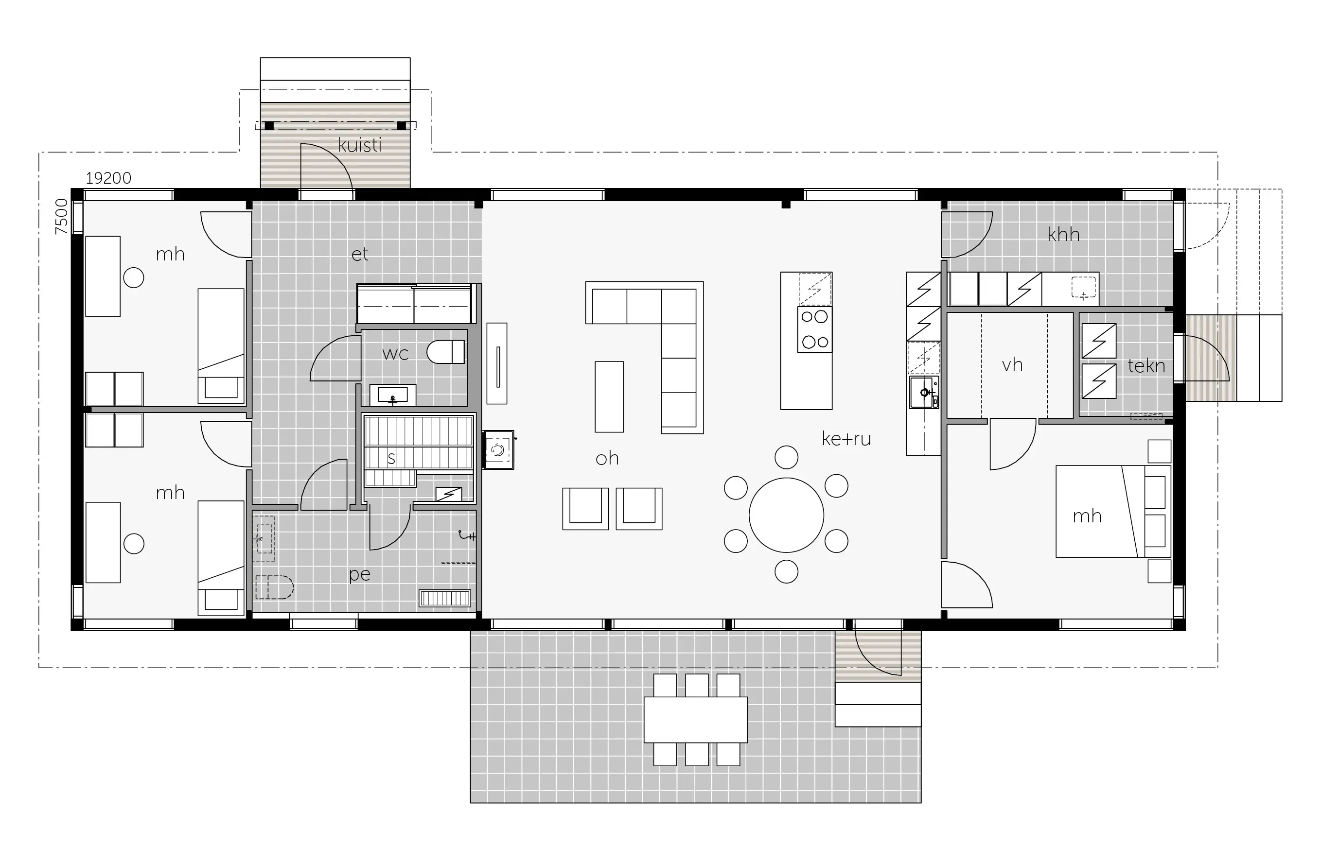 Glass House TALO 150B - Clé en main plan 1