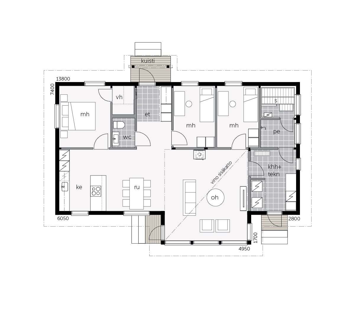 Plan My House 115B plan 1