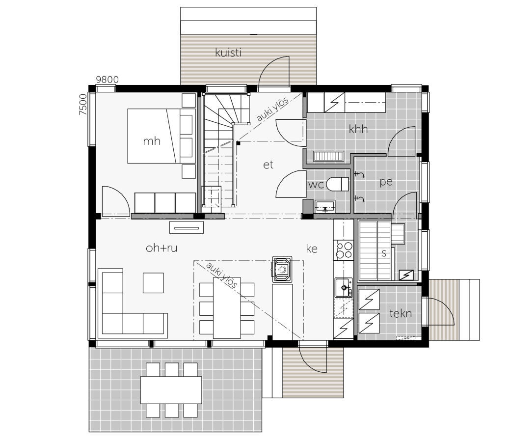 Plan My House 120 B-1 plan 1