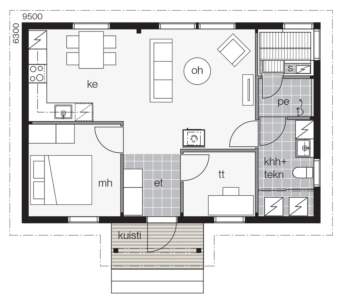 My House 63A plan 1