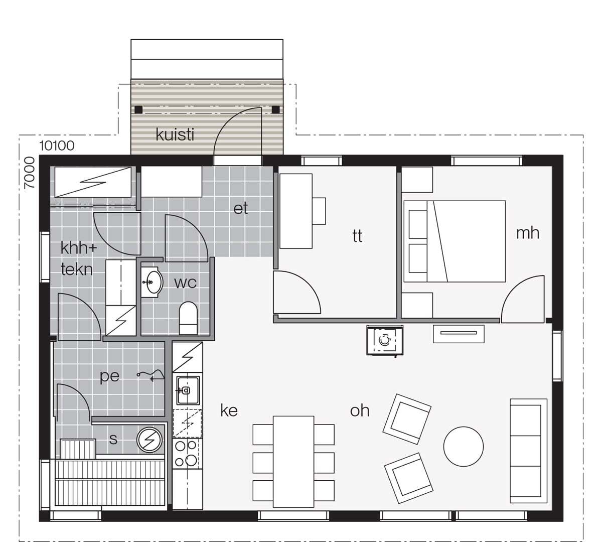 My House 74 A plan 1