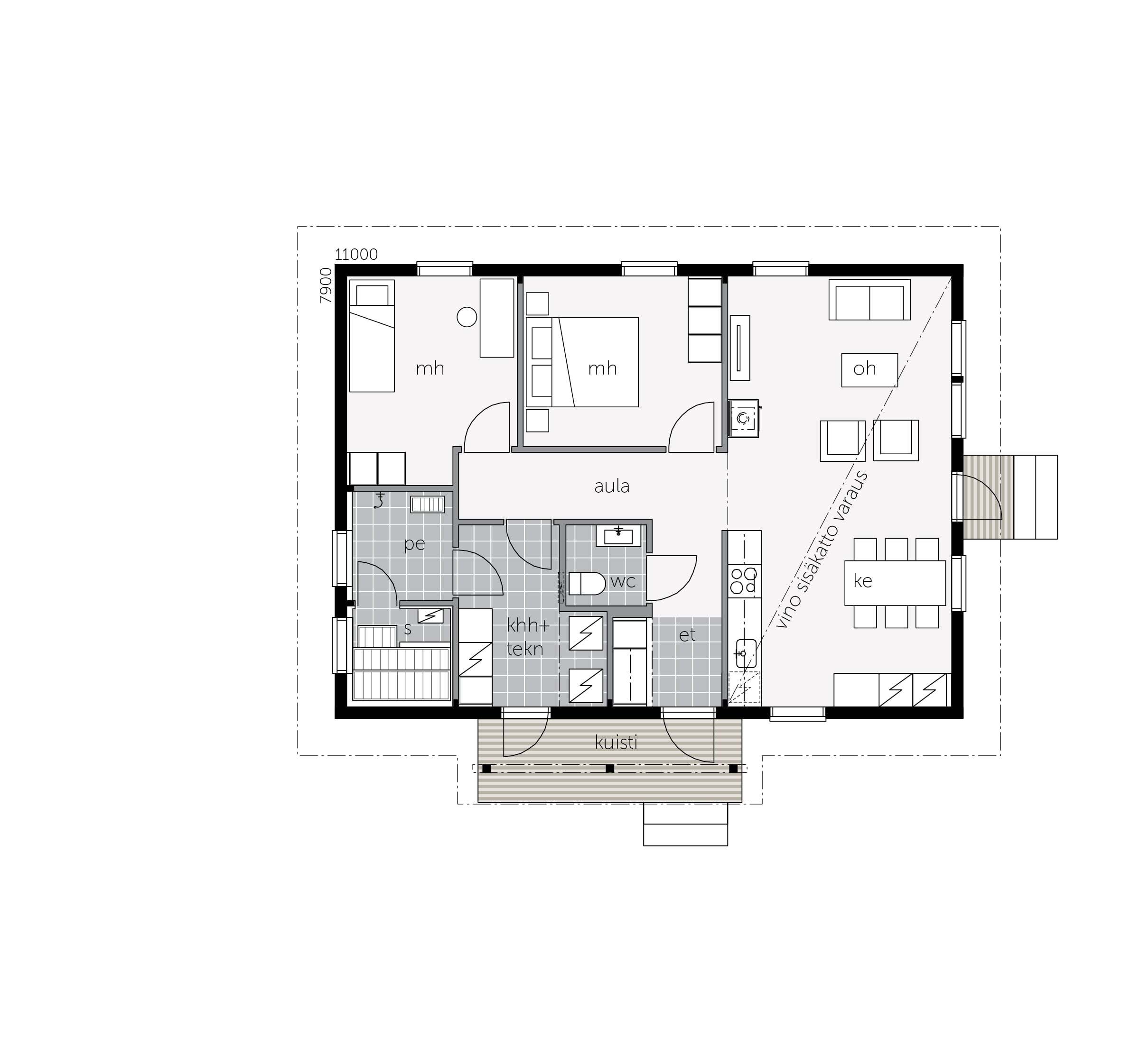 Ma Maison Eco Kontio 91A plan 1