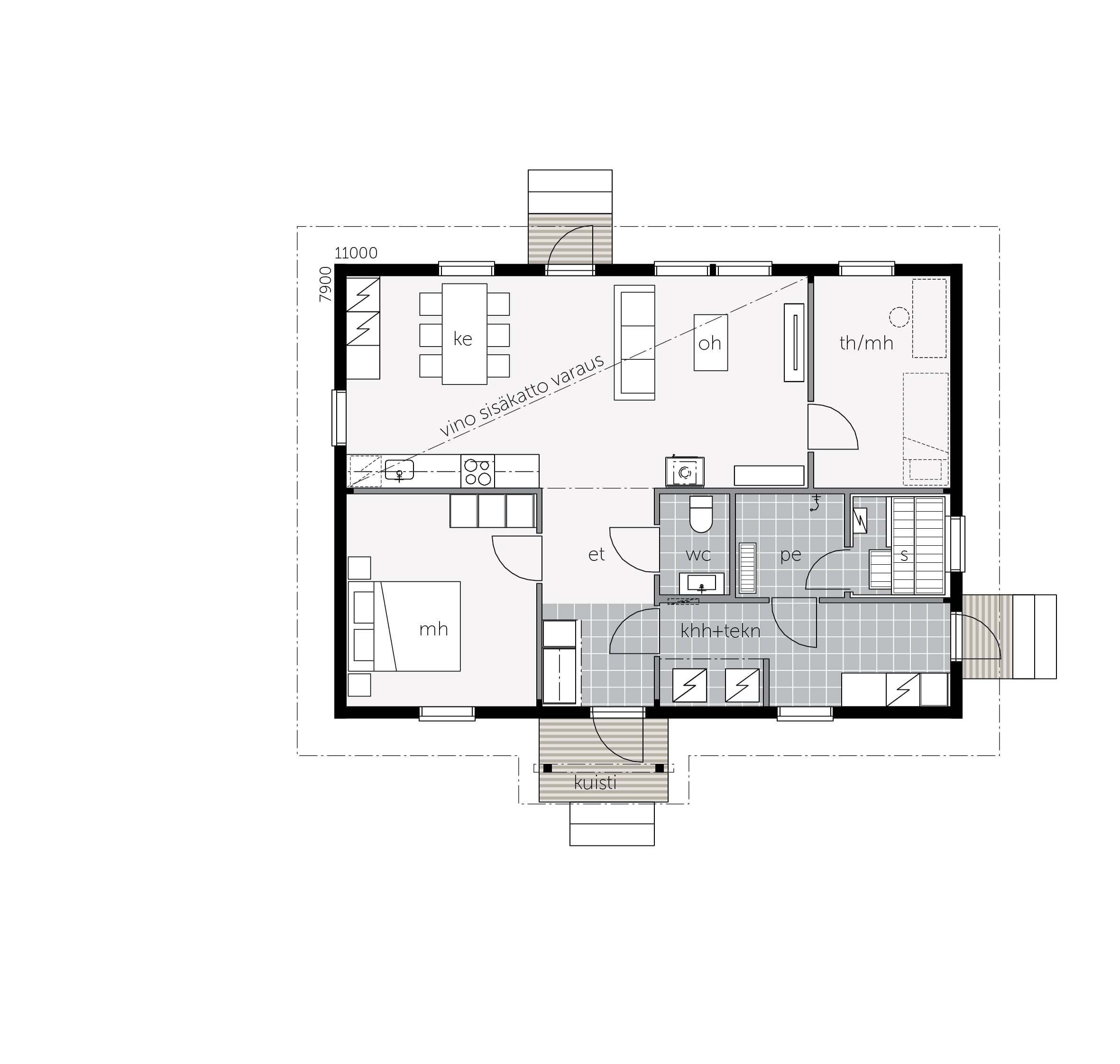 Ma Maison Eco Kontio - 91B plan 1