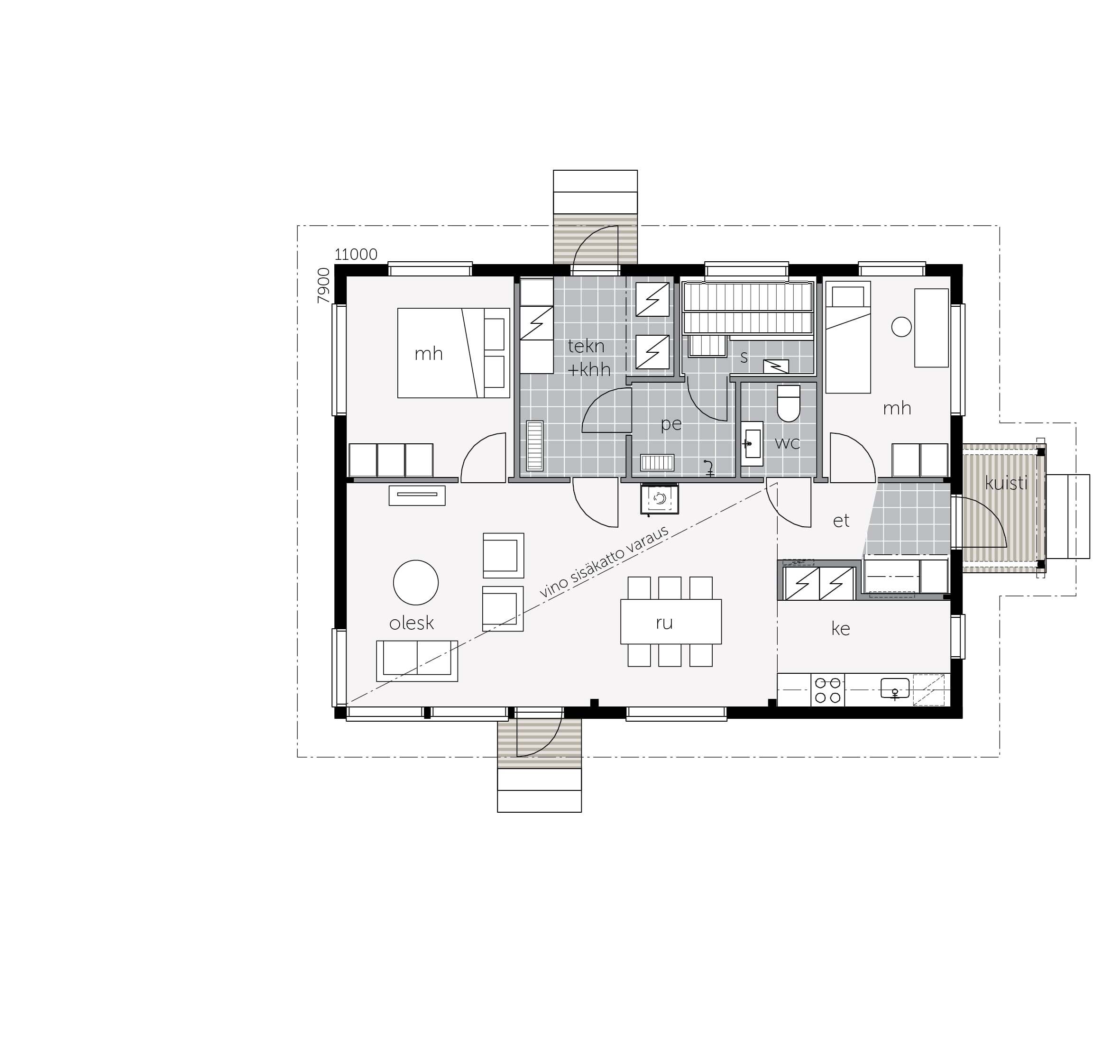 Ma Maison Eco Kontio - 91C plan 1