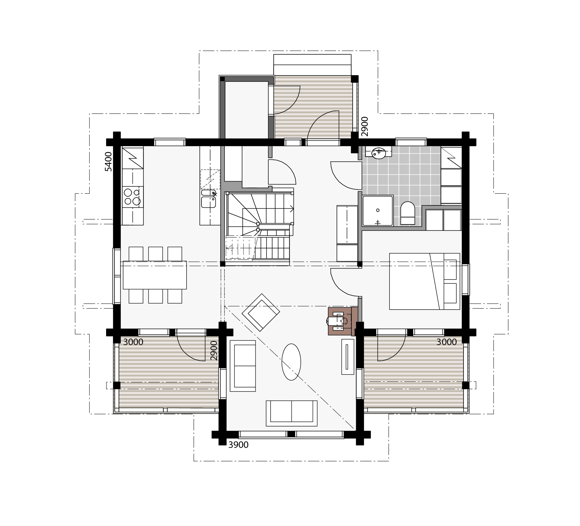 Aspen A floor plan 1