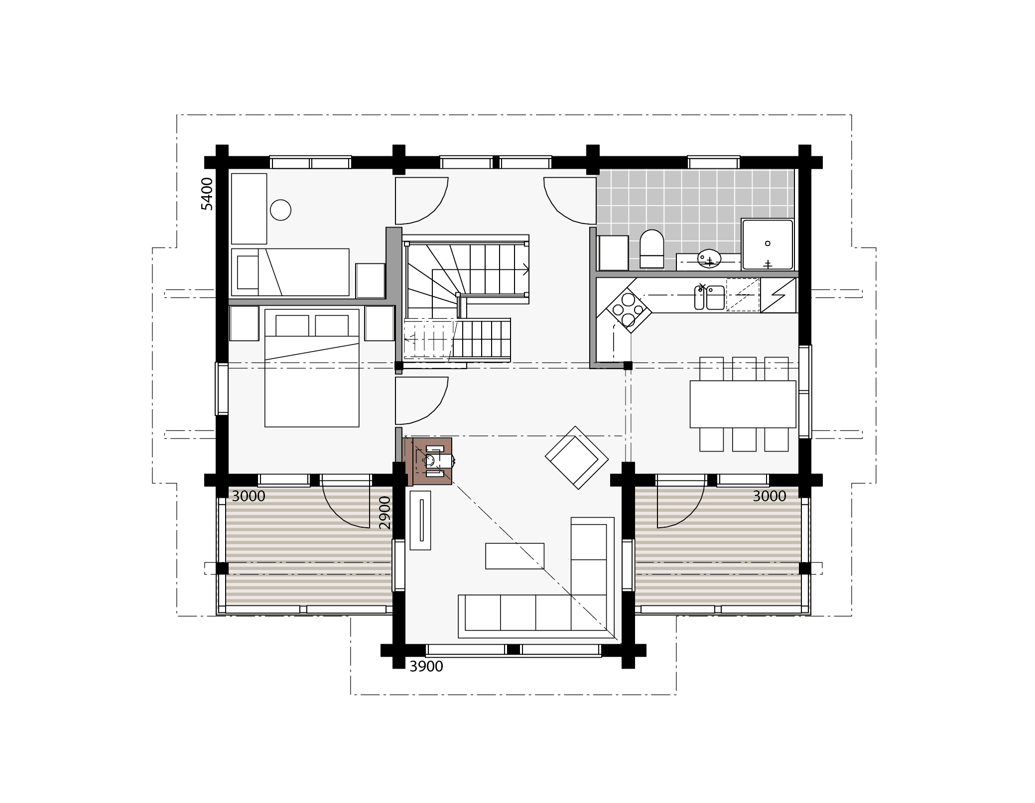 Aspen B floor plan 1