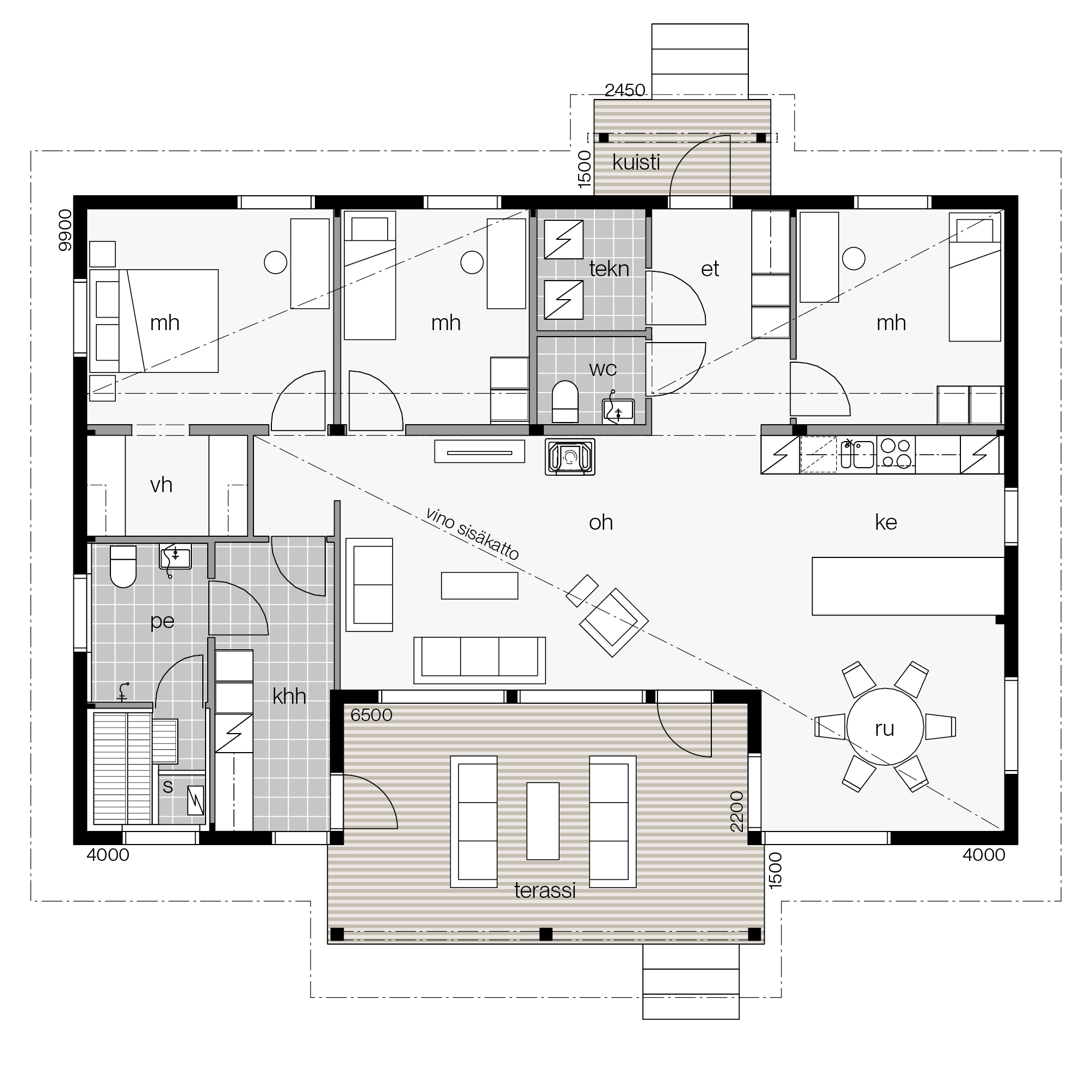 Aurinkolahti A floor plan 1