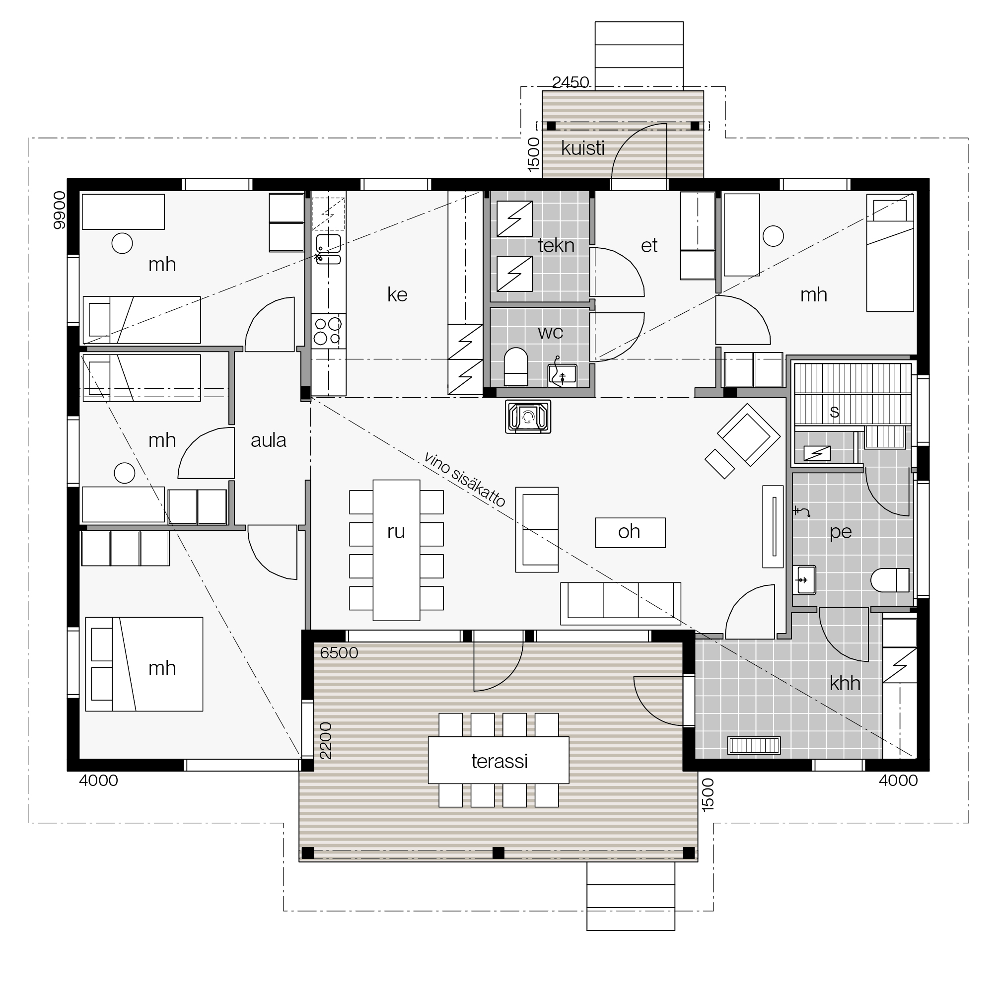 Aurinkolahti B floor plan 1