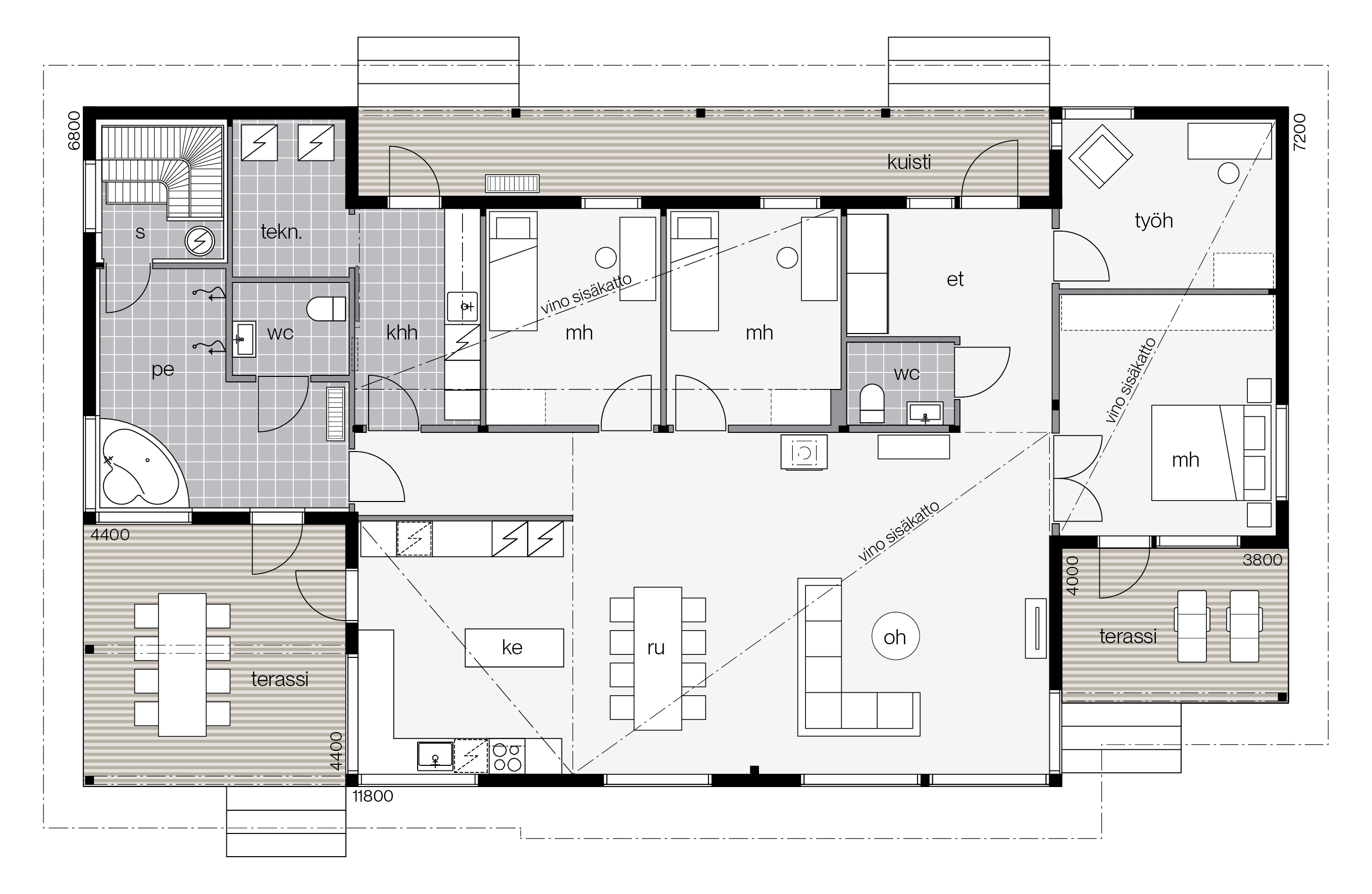Aurinkometsä 178A floor plan 1