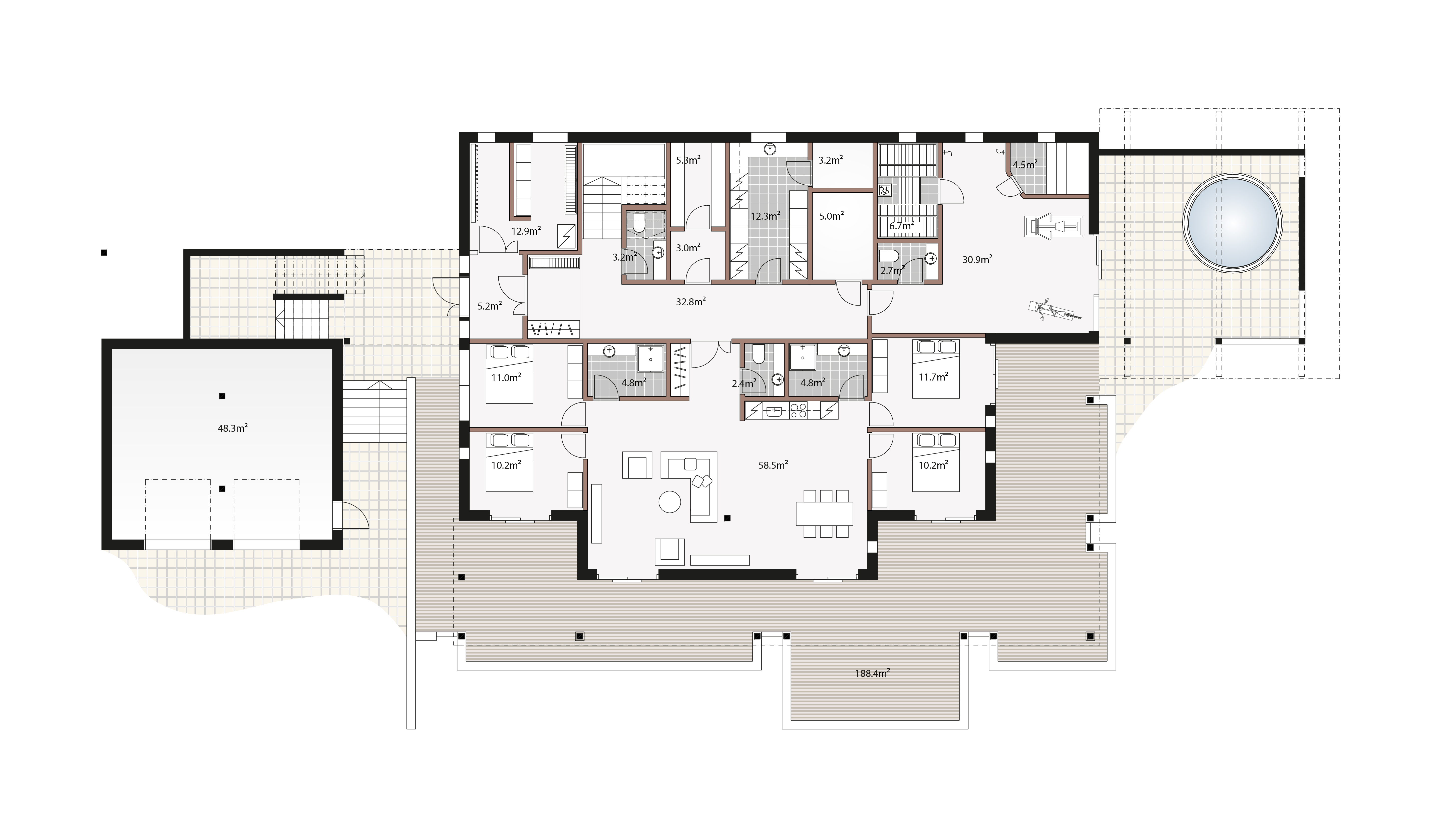 Mountain Ski floor plan 1