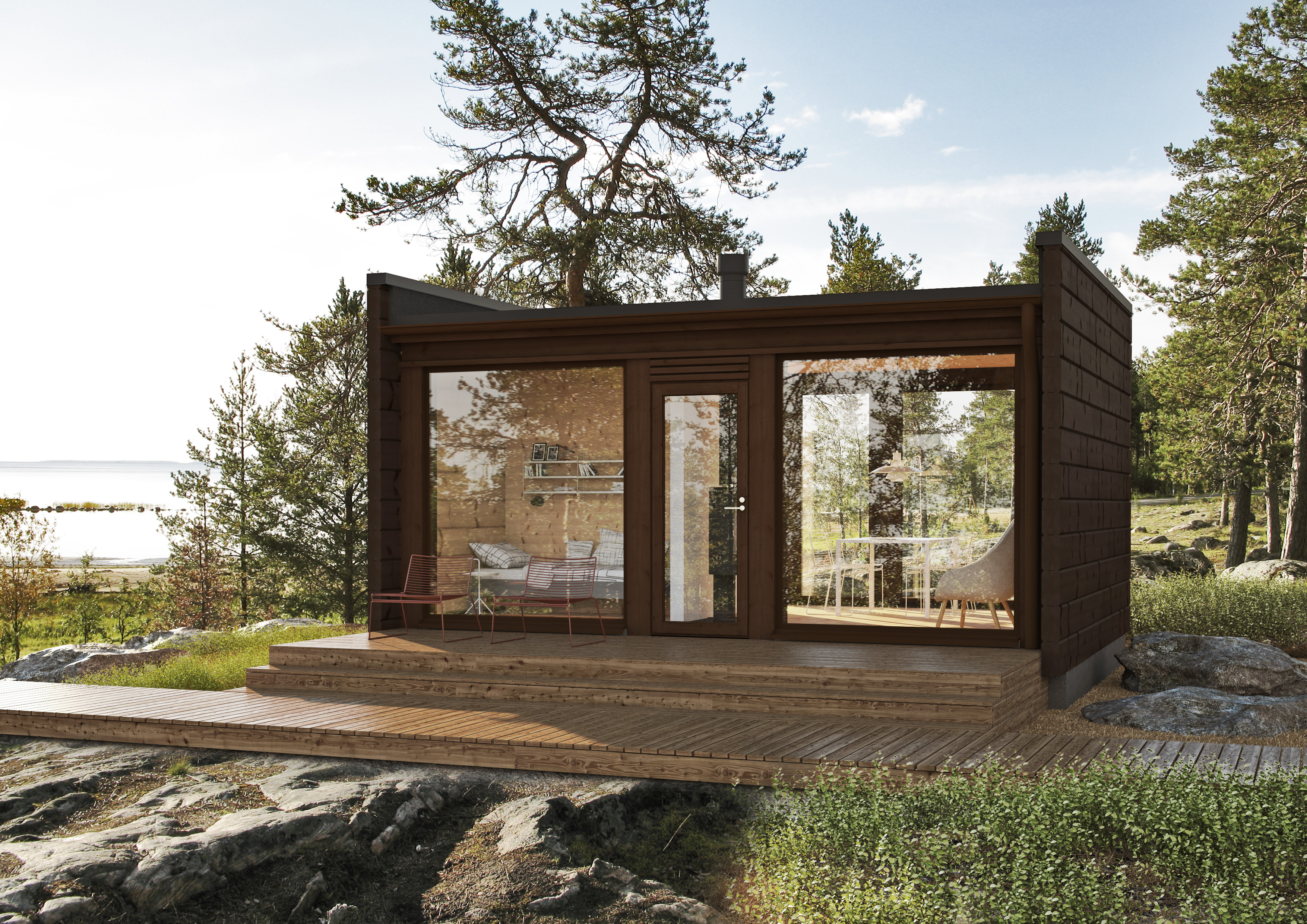Glass House 25 - Log Cabin Main Image