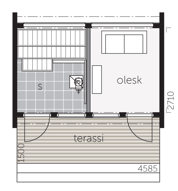 Glass House 15A pohjakuva 1