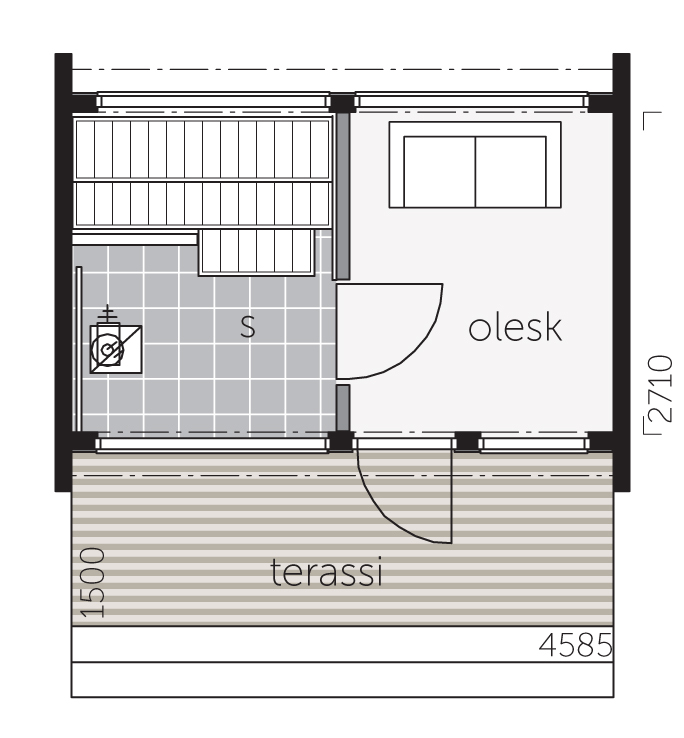 Glass House 15B pohjakuva 1
