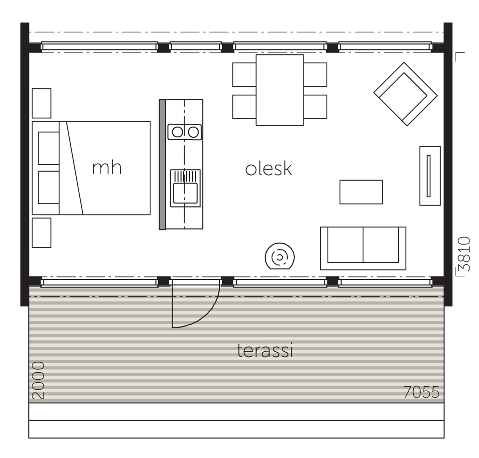 Glass House 30A floor plan 1