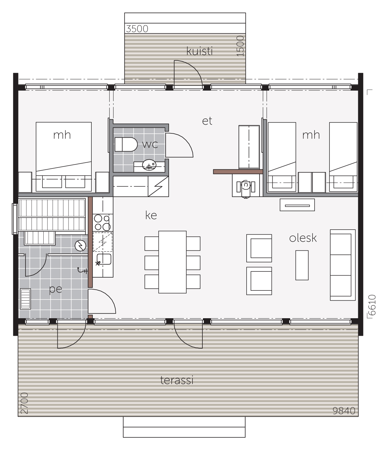 Glass House 70G pohjakuva 1