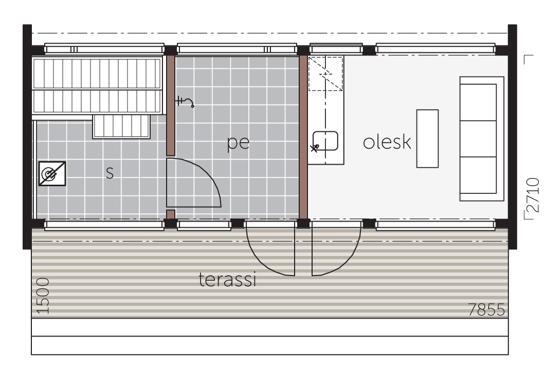 Glass House 25G floor plan 1